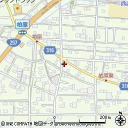 静岡県浜松市中央区篠原町22492周辺の地図