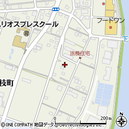 静岡県浜松市中央区法枝町23周辺の地図