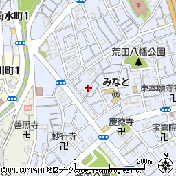 兵庫県神戸市兵庫区荒田町3丁目30-1周辺の地図