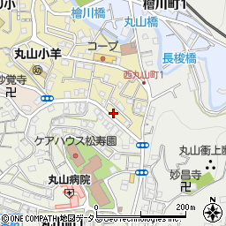 兵庫県神戸市長田区西丸山町1丁目1-5周辺の地図