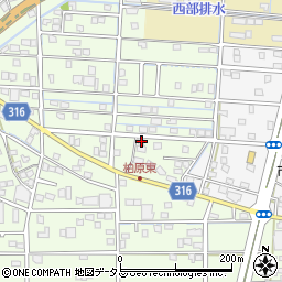静岡県浜松市中央区篠原町21933周辺の地図