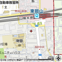 岡山県岡山市中区長岡67-84周辺の地図