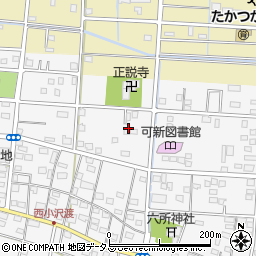 静岡県浜松市中央区小沢渡町1162周辺の地図