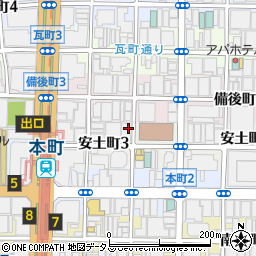 名代宇奈とと 本町店周辺の地図