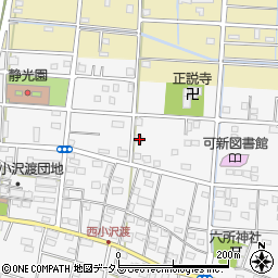 静岡県浜松市中央区小沢渡町1155周辺の地図