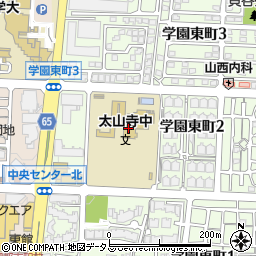 神戸市立太山寺中学校周辺の地図