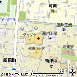 静岡県浜松市中央区新橋町398周辺の地図