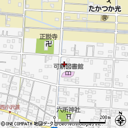 静岡県浜松市中央区小沢渡町1168周辺の地図