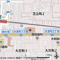 日本郵政グループ労働組合奈良連絡協議会周辺の地図
