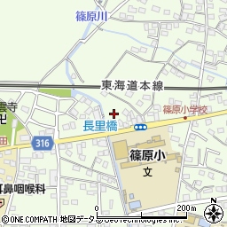 静岡県浜松市中央区篠原町9809周辺の地図