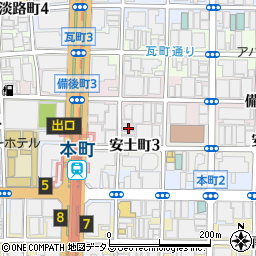 株式会社たらみ大阪営業部周辺の地図