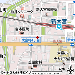 西田画廊周辺の地図