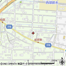 静岡県浜松市中央区篠原町21934周辺の地図