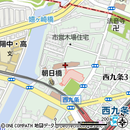 大阪市立介護老人保健施設 おとしよりすこやかセンター西部館周辺の地図