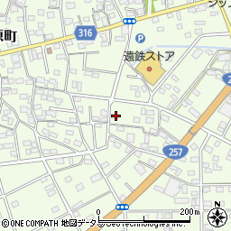 静岡県浜松市中央区篠原町21442周辺の地図