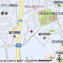 三重県津市垂水1490-1周辺の地図