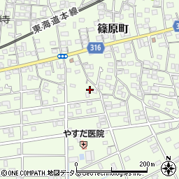 静岡県浜松市中央区篠原町11939周辺の地図