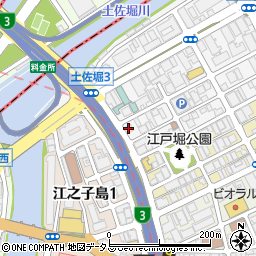 大阪屋江戸堀ビル周辺の地図