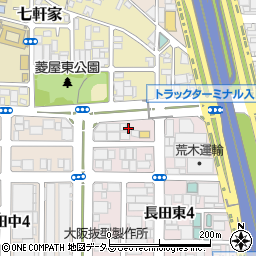 イトウ製菓大阪支店周辺の地図