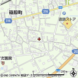 静岡県浜松市中央区篠原町12082周辺の地図