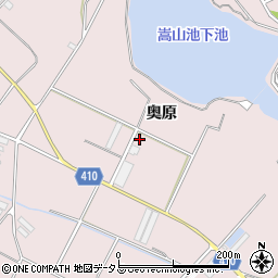 愛知県豊橋市老津町奥原周辺の地図