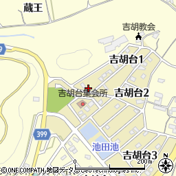 愛知県田原市吉胡台1丁目37周辺の地図