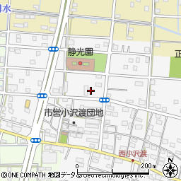 静岡県浜松市中央区小沢渡町1312周辺の地図
