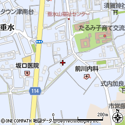 三重県津市垂水1490-3周辺の地図