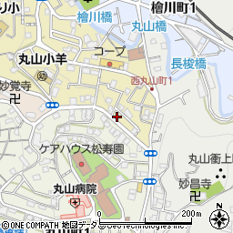 兵庫県神戸市長田区西丸山町1丁目1-6周辺の地図