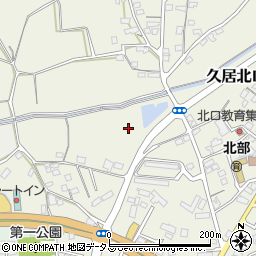 三重県津市久居北口町周辺の地図