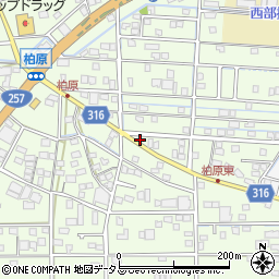 静岡県浜松市中央区篠原町21958周辺の地図