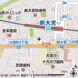 や台ずし 新大宮駅前町周辺の地図