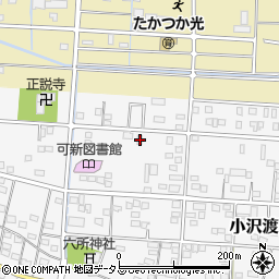 静岡県浜松市中央区小沢渡町1174周辺の地図
