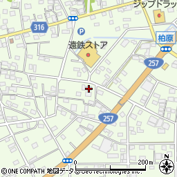 静岡県浜松市中央区篠原町21454周辺の地図
