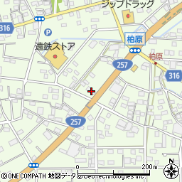 静岡県浜松市中央区篠原町21557周辺の地図