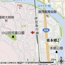 静岡地方法務局　下田支局人権相談周辺の地図