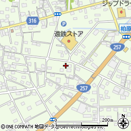 静岡県浜松市中央区篠原町21455周辺の地図