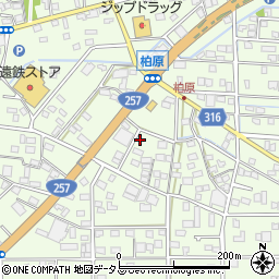 静岡県浜松市中央区篠原町22050周辺の地図