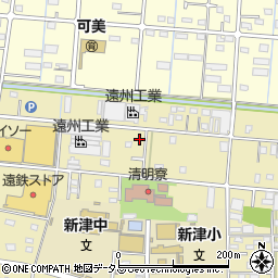 静岡県浜松市中央区新橋町391周辺の地図