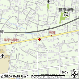 静岡県浜松市中央区篠原町10534周辺の地図