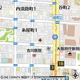 京阪パーキング谷町北新町駐車場周辺の地図