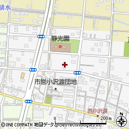 静岡県浜松市中央区小沢渡町1314周辺の地図
