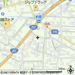 静岡県浜松市中央区篠原町22040周辺の地図