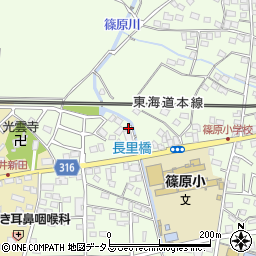 静岡県浜松市中央区篠原町9778周辺の地図