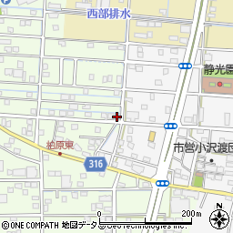 静岡県浜松市中央区篠原町21914周辺の地図