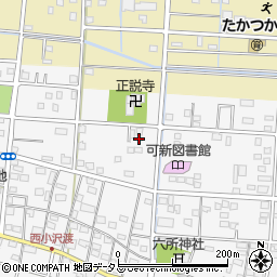 静岡県浜松市中央区小沢渡町1163周辺の地図