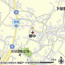 愛知県田原市吉胡町郷中215周辺の地図