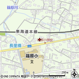 静岡県浜松市中央区篠原町9550周辺の地図