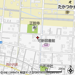 静岡県浜松市中央区小沢渡町1164周辺の地図