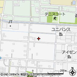 静岡県浜松市中央区小沢渡町107周辺の地図